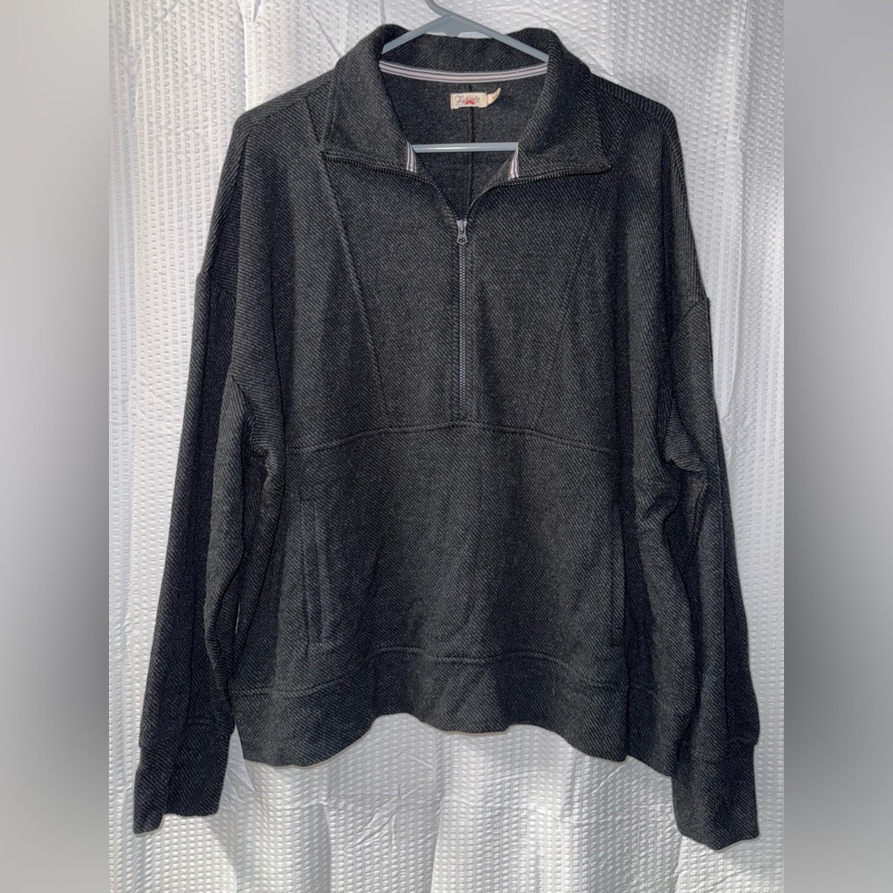 Faherty Legend Lounge Half Zip Sweatshirt Size XL